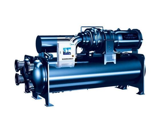 美的超高效雙級壓縮降膜式離心機(jī)組